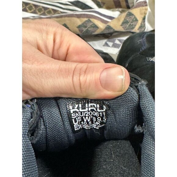 KURU Women's Chicane Black Suede Hiking Shoes Size 9.5 Trail Outdoor - Picture 5 of 6